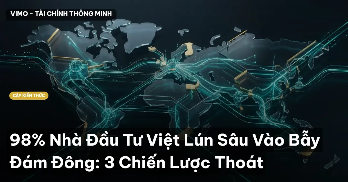 98% Nhà Đầu Tư Việt Lún Sâu Vào Bẫy Đám Đông: 3 Chiến Lược Thoát