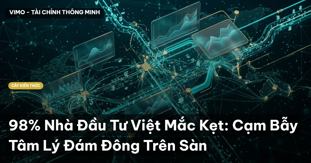 98% Nhà Đầu Tư Việt Mắc Kẹt: Cạm Bẫy Tâm Lý Đám Đông Trên Sàn