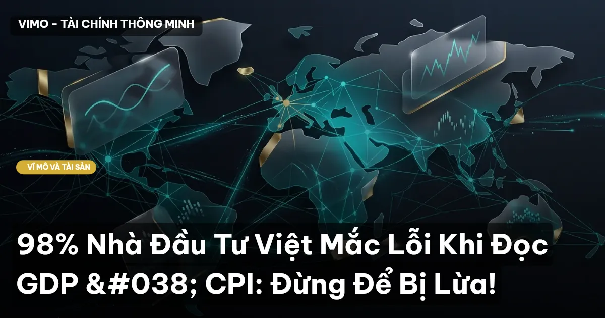 98% Nhà Đầu Tư Việt Mắc Lỗi Khi Đọc GDP & CPI: Đừng Để Bị Lừa!