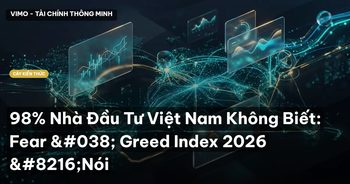 98% Nhà Đầu Tư Việt Nam Không Biết: Fear & Greed Index 2026 ‘Nói