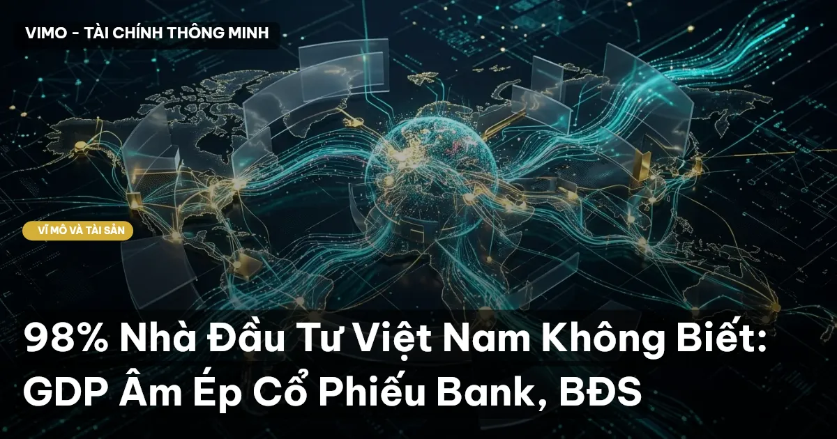 98% Nhà Đầu Tư Việt Nam Không Biết: GDP Âm Ép Cổ Phiếu Bank, BĐS
