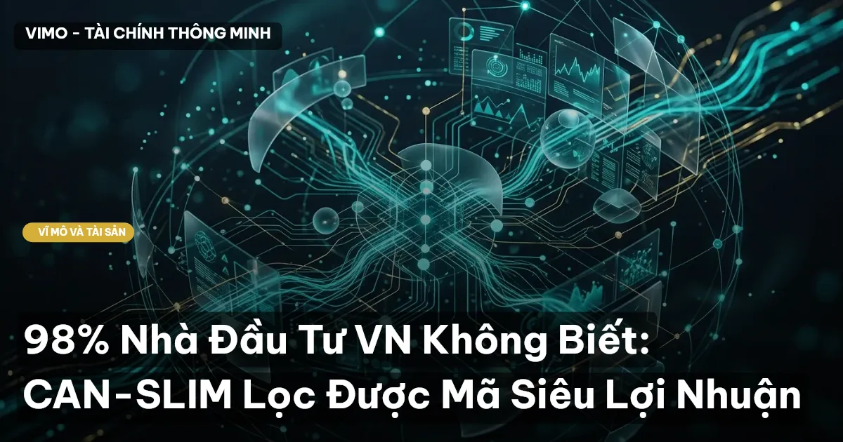 98% Nhà Đầu Tư VN Không Biết: CAN-SLIM Lọc Được Mã Siêu Lợi Nhuận
