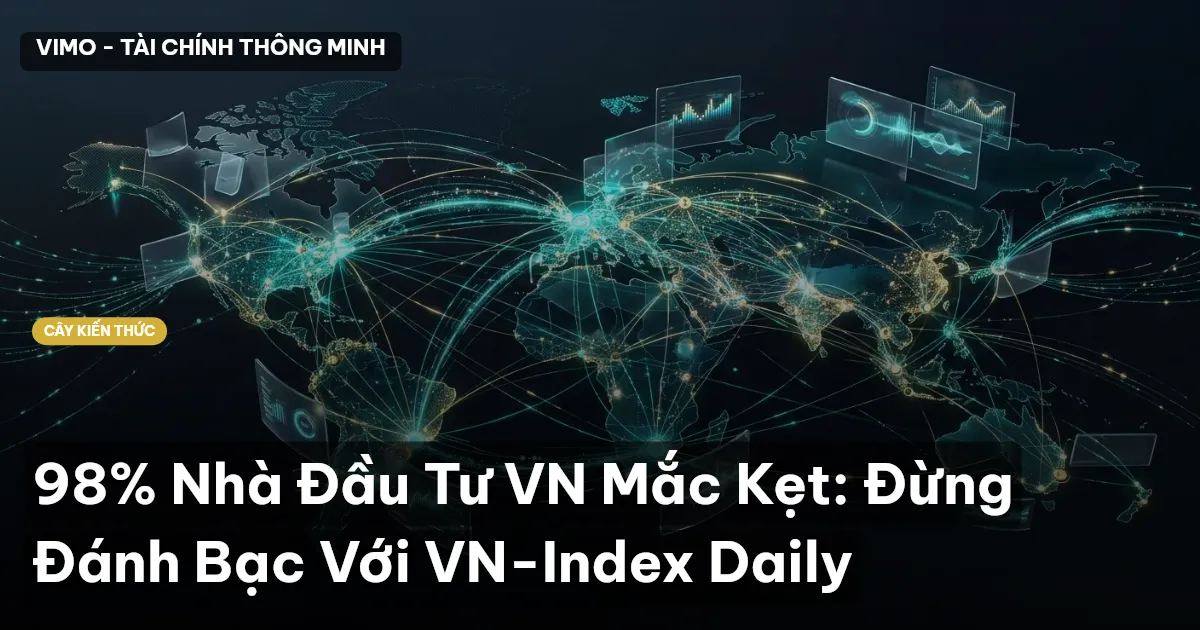 98% Nhà Đầu Tư VN Mắc Kẹt: Đừng Đánh Bạc Với VN-Index Daily