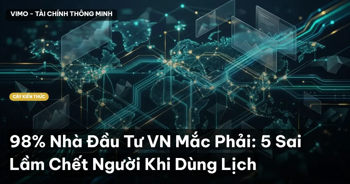 98% Nhà Đầu Tư VN Mắc Phải: 5 Sai Lầm Chết Người Khi Dùng Lịch