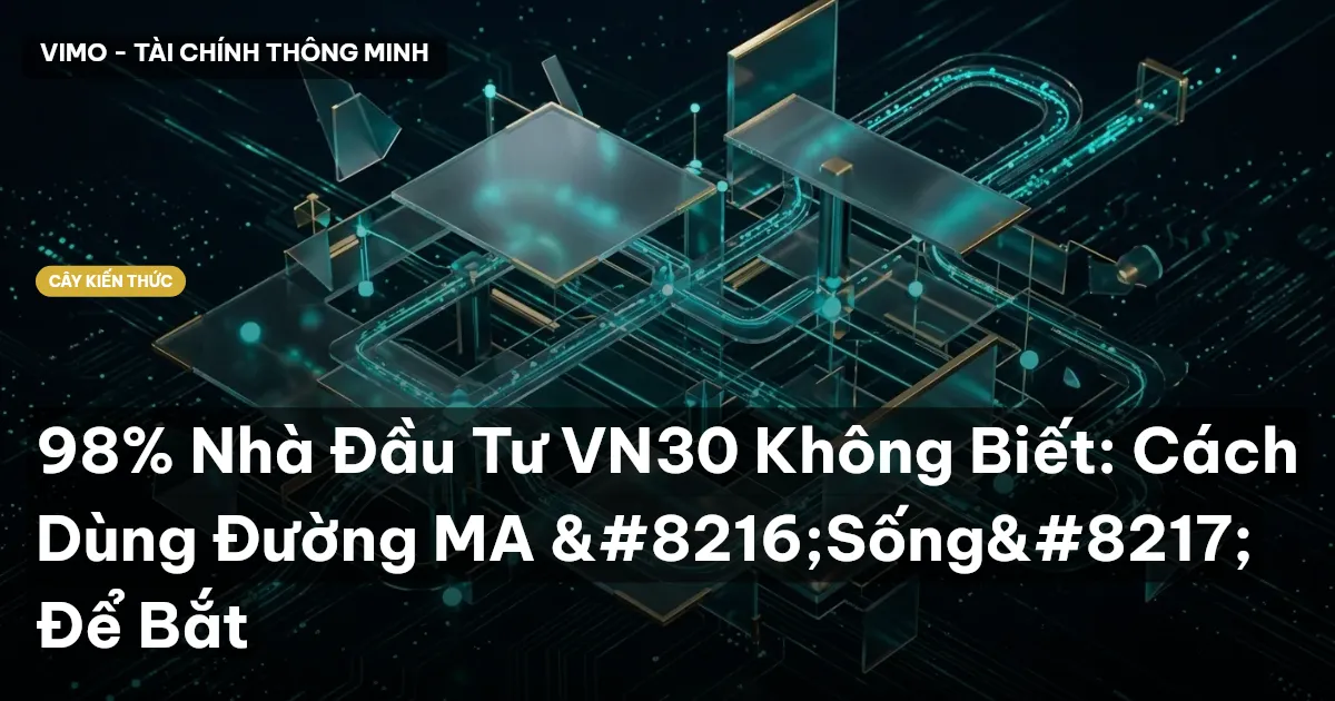 98% Nhà Đầu Tư VN30 Không Biết: Cách Dùng Đường MA ‘Sống’ Để Bắt