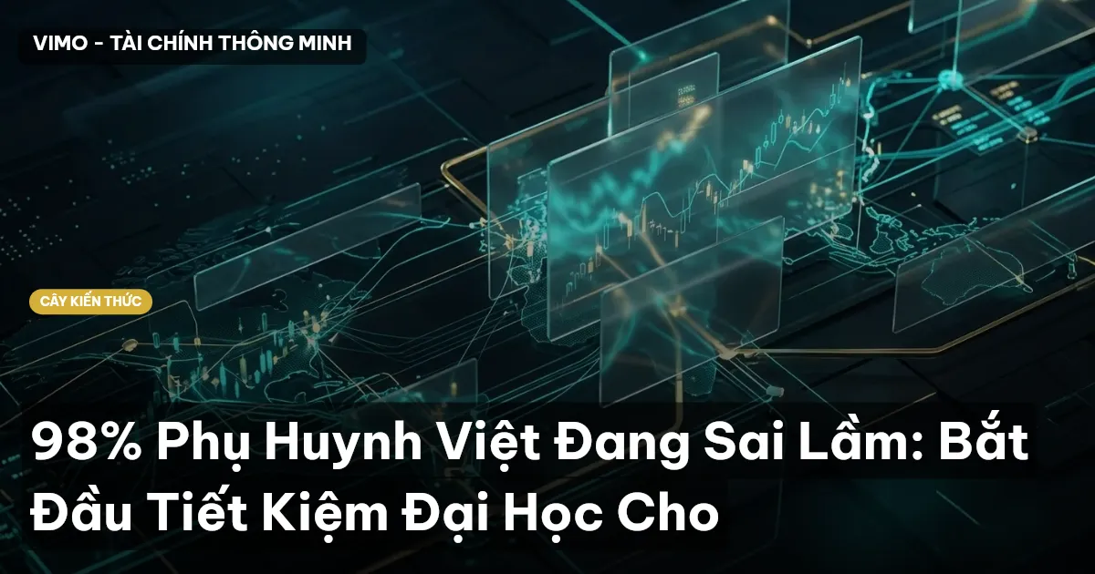 98% Phụ Huynh Việt Đang Sai Lầm: Bắt Đầu Tiết Kiệm Đại Học Cho