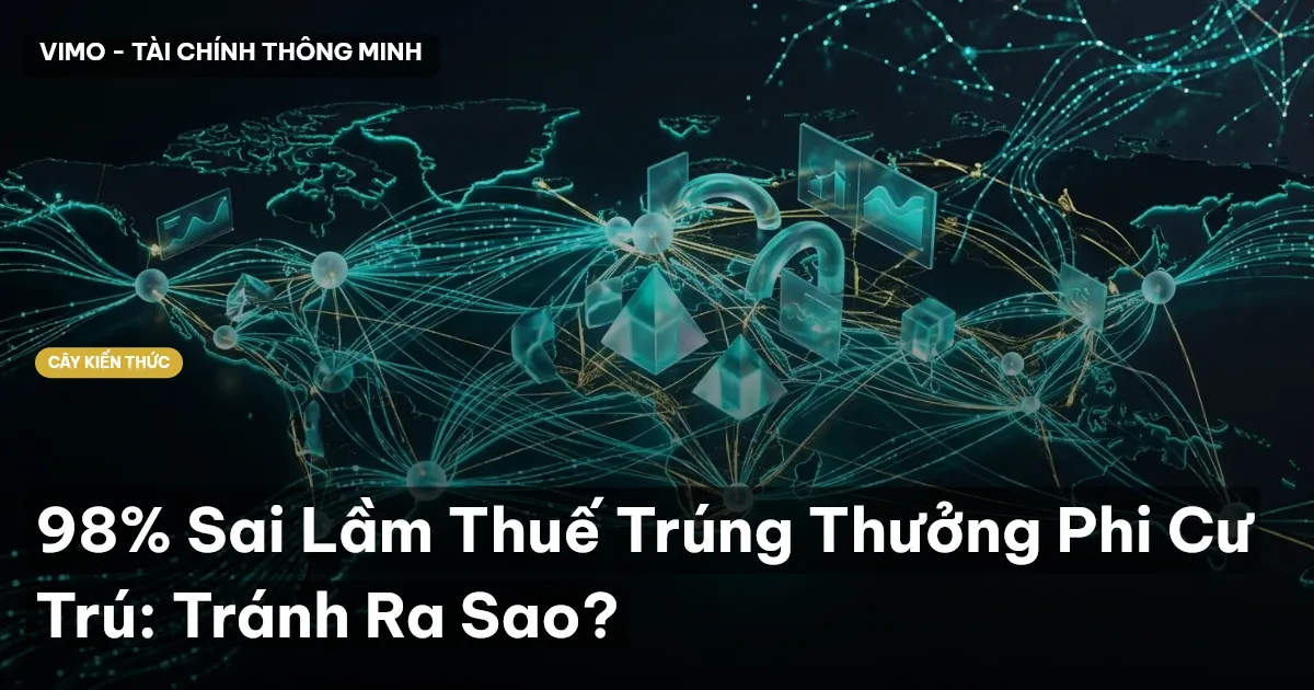 98% Sai Lầm Thuế Trúng Thưởng Phi Cư Trú: Tránh Ra Sao?