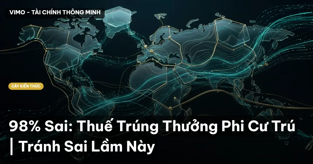 98% Sai: Thuế Trúng Thưởng Phi Cư Trú | Tránh Sai Lầm Này