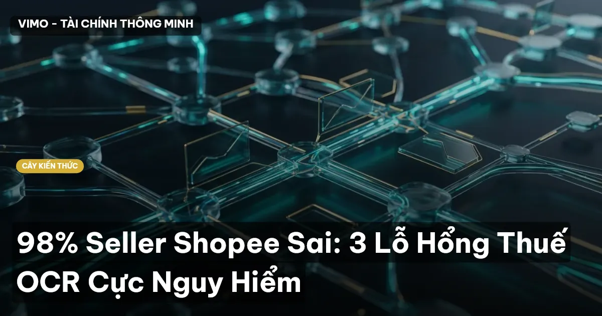 98% Seller Shopee Sai: 3 Lỗ Hổng Thuế OCR Cực Nguy Hiểm