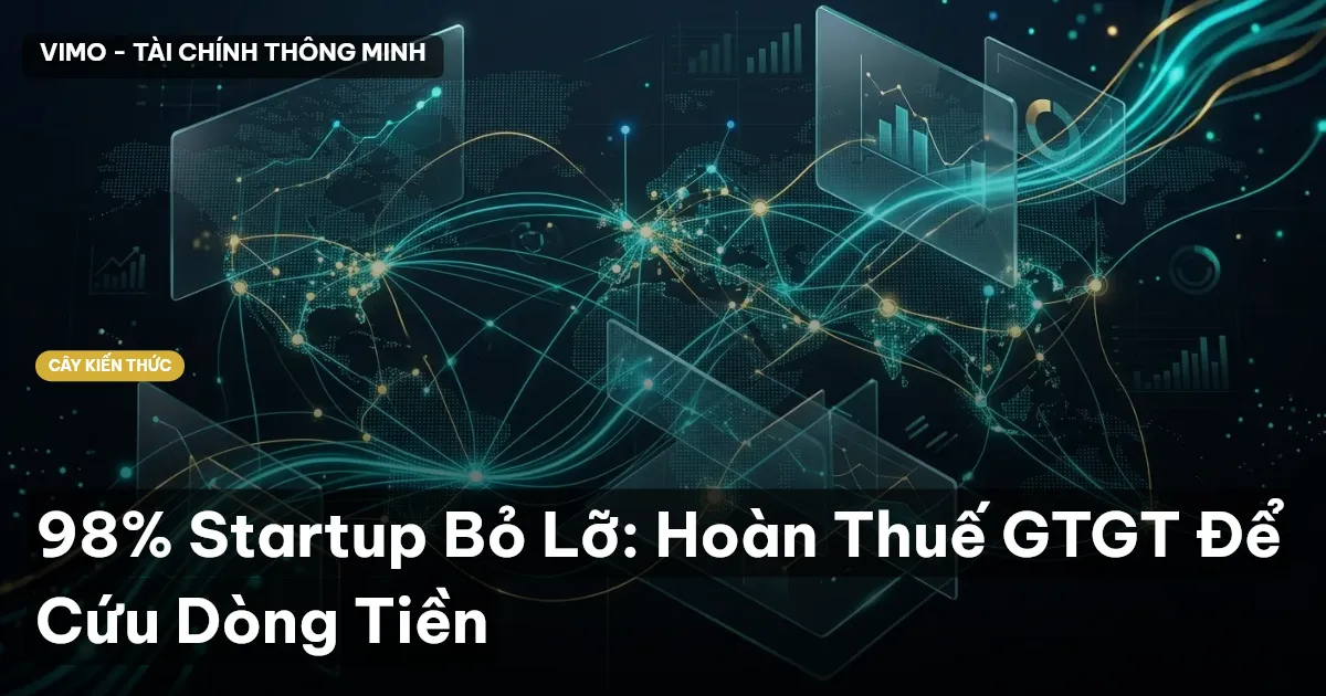 98% Startup Bỏ Lỡ: Hoàn Thuế GTGT Để Cứu Dòng Tiền
