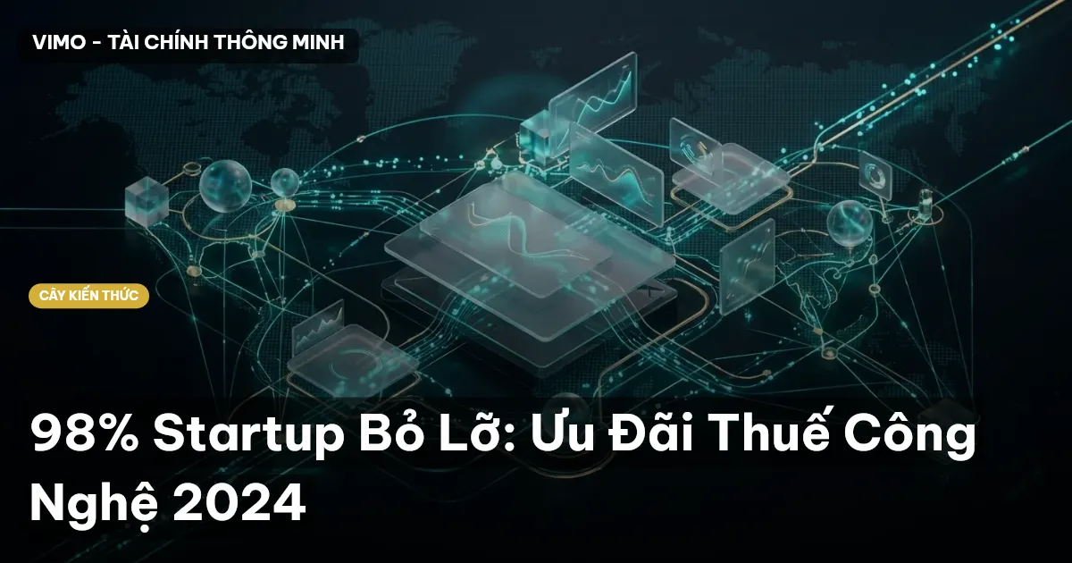 98% Startup Bỏ Lỡ: Ưu Đãi Thuế Công Nghệ 2024