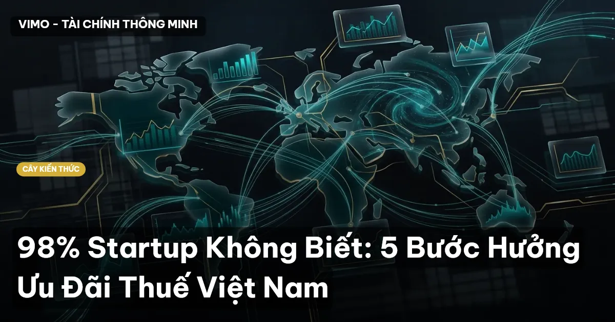 98% Startup Không Biết: 5 Bước Hưởng Ưu Đãi Thuế Việt Nam