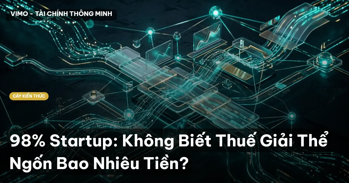 98% Startup: Không Biết Thuế Giải Thể Ngốn Bao Nhiêu Tiền?