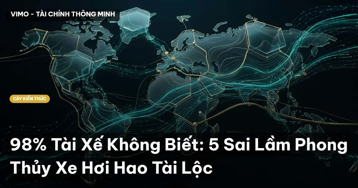 98% Tài Xế Không Biết: 5 Sai Lầm Phong Thủy Xe Hơi Hao Tài Lộc