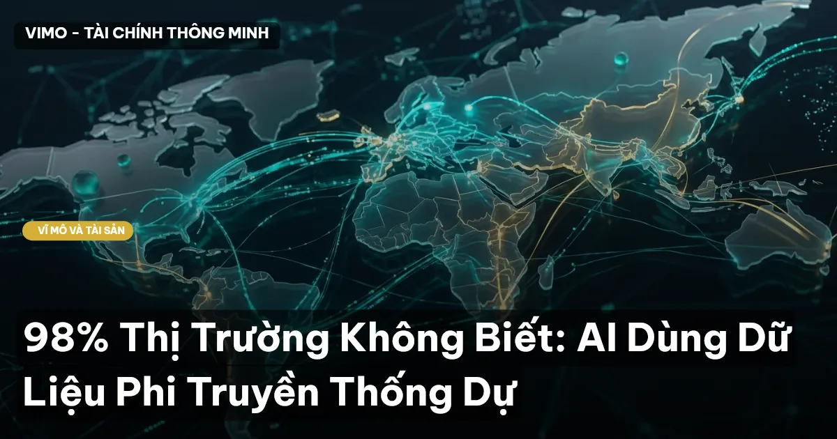 98% Thị Trường Không Biết: AI Dùng Dữ Liệu Phi Truyền Thống Dự