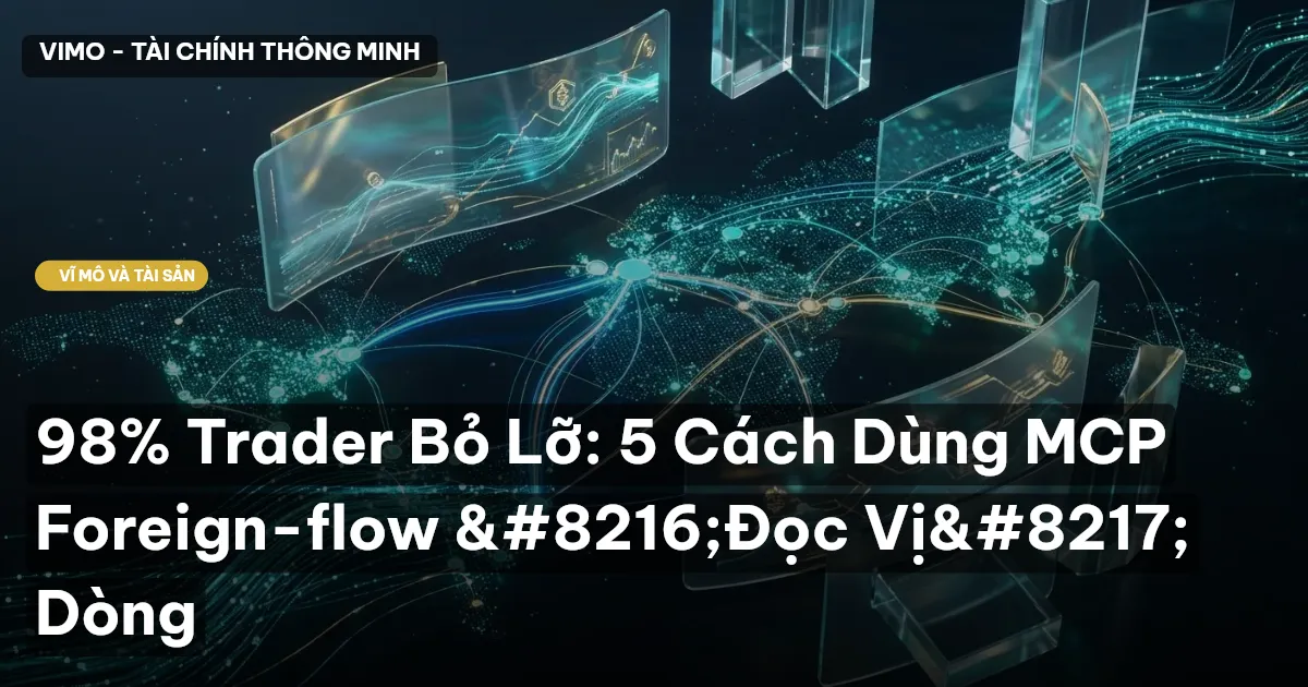 98% Trader Bỏ Lỡ: 5 Cách Dùng MCP Foreign-flow ‘Đọc Vị’ Dòng
