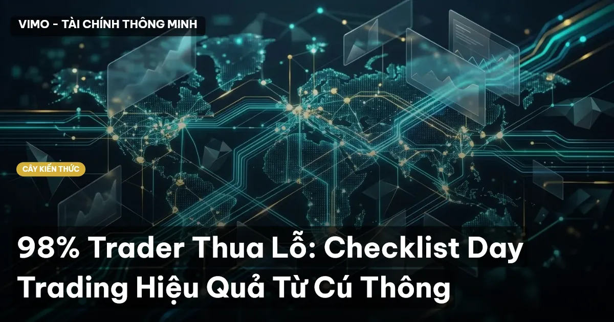 98% Trader Thua Lỗ: Checklist Day Trading Hiệu Quả Từ Cú Thông