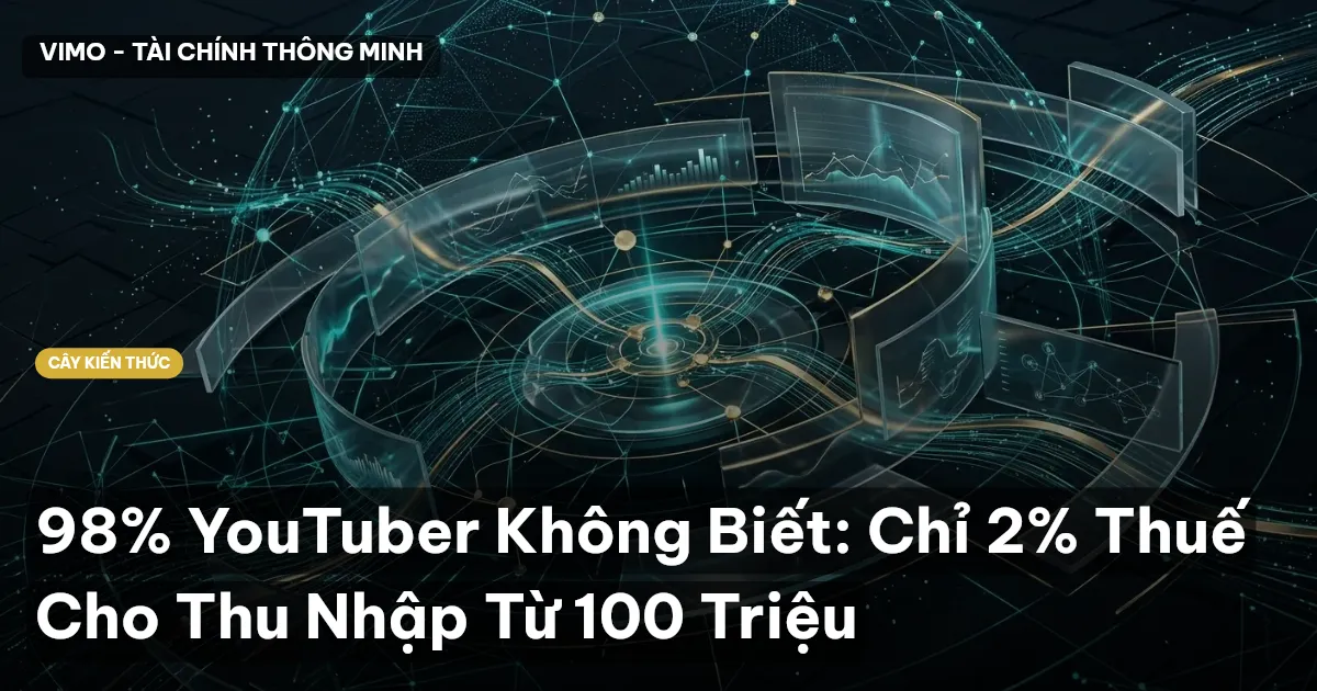 98% YouTuber Không Biết: Chỉ 2% Thuế Cho Thu Nhập Từ 100 Triệu