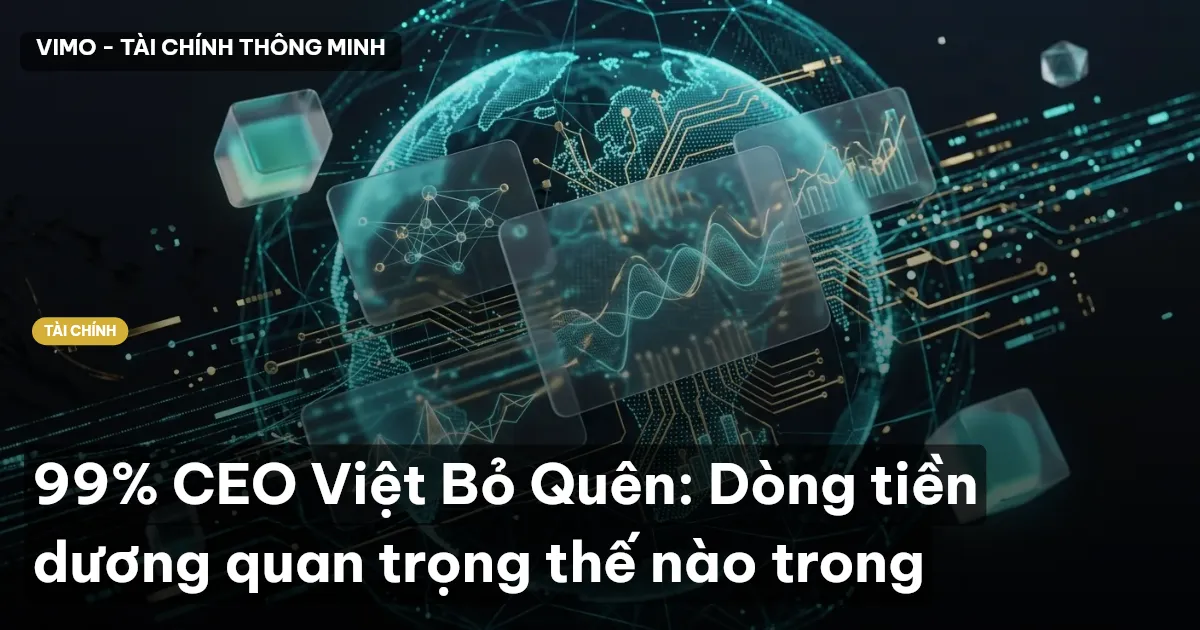 99% CEO Việt Bỏ Quên: Dòng tiền dương quan trọng thế nào trong