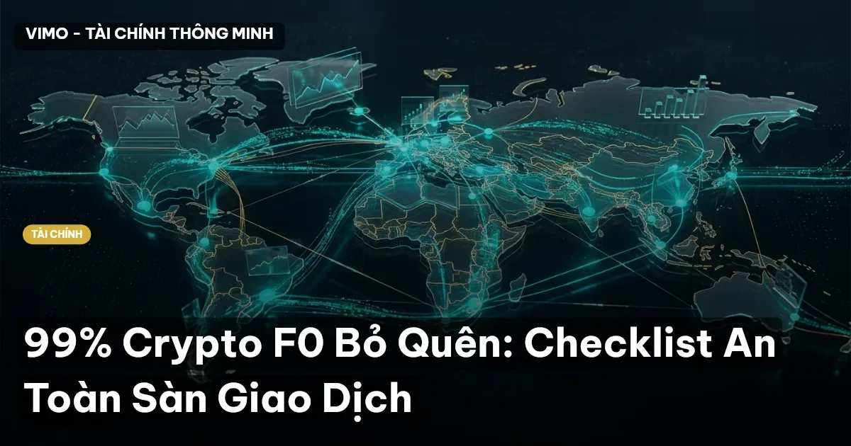 99% Crypto F0 Bỏ Quên: Checklist An Toàn Sàn Giao Dịch