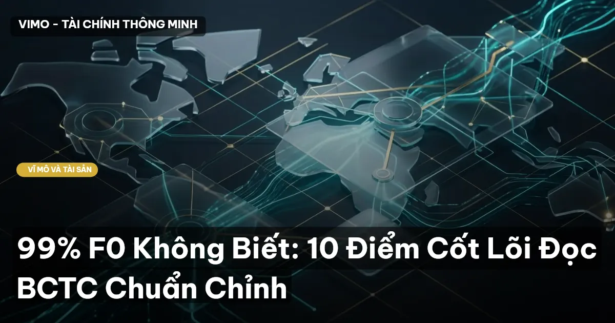 99% F0 Không Biết: 10 Điểm Cốt Lõi Đọc BCTC Chuẩn Chỉnh