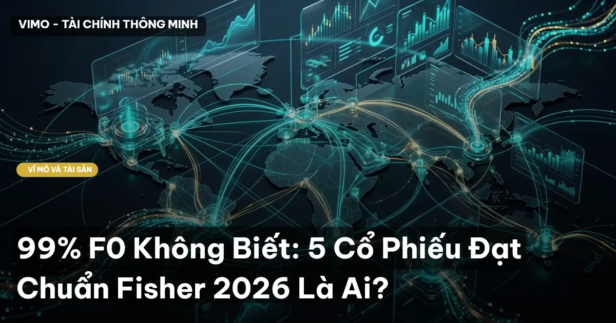 99% F0 Không Biết: 5 Cổ Phiếu Đạt Chuẩn Fisher 2026 Là Ai?
