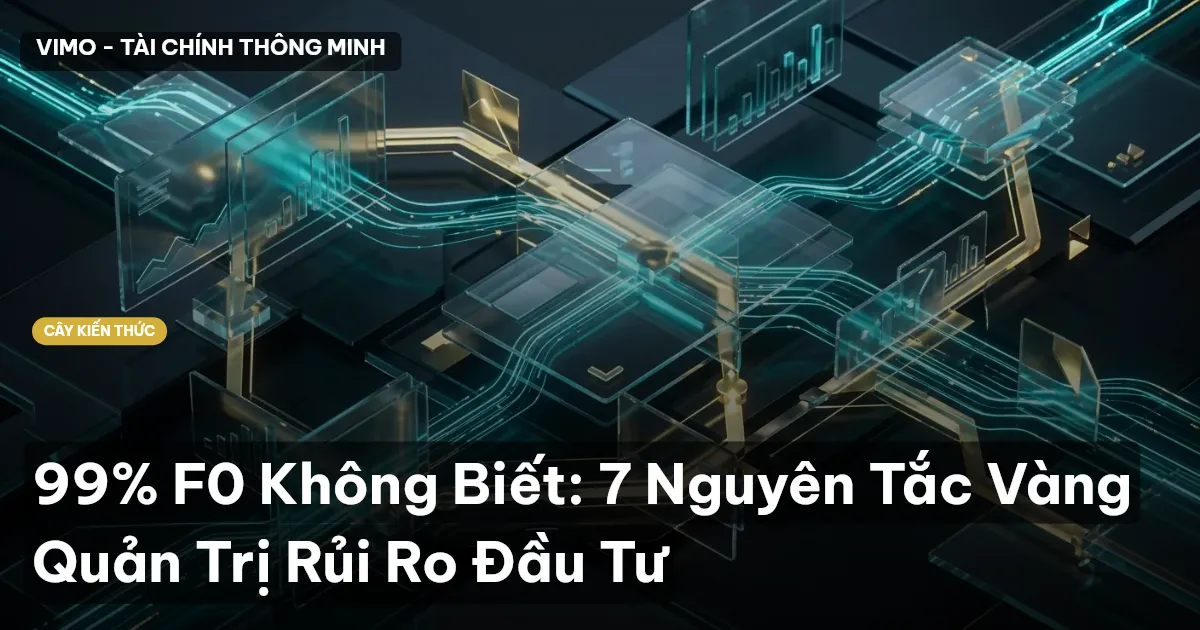 99% F0 Không Biết: 7 Nguyên Tắc Vàng Quản Trị Rủi Ro Đầu Tư