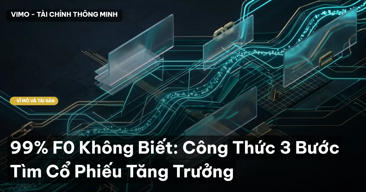 99% F0 Không Biết: Công Thức 3 Bước Tìm Cổ Phiếu Tăng Trưởng