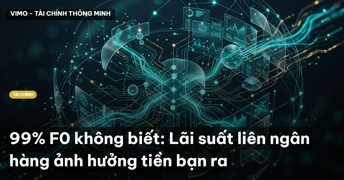 99% F0 không biết: Lãi suất liên ngân hàng ảnh hưởng tiền bạn ra