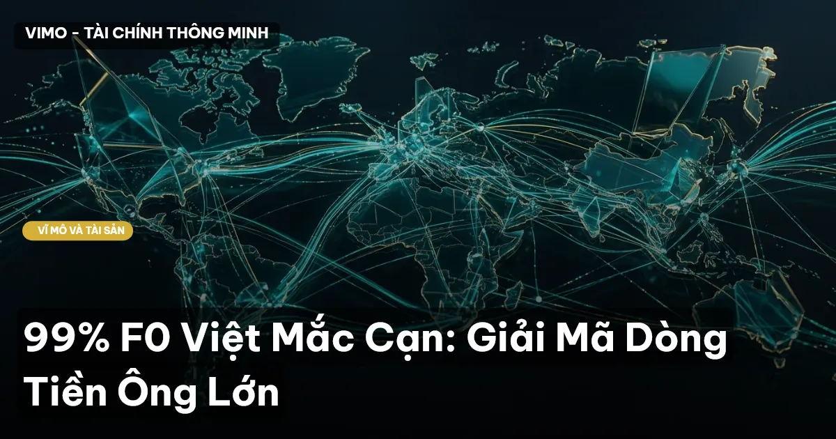 99% F0 Việt Mắc Cạn: Giải Mã Dòng Tiền Ông Lớn