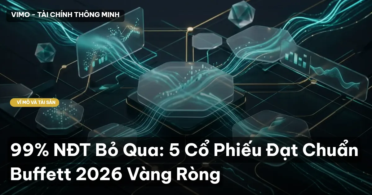 99% NĐT Bỏ Qua: 5 Cổ Phiếu Đạt Chuẩn Buffett 2026 Vàng Ròng
