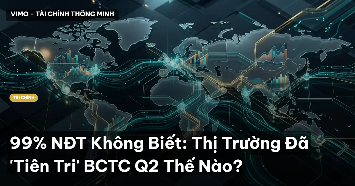 99% NĐT Không Biết: Thị Trường Đã 'Tiên Tri' BCTC Q2 Thế Nào?