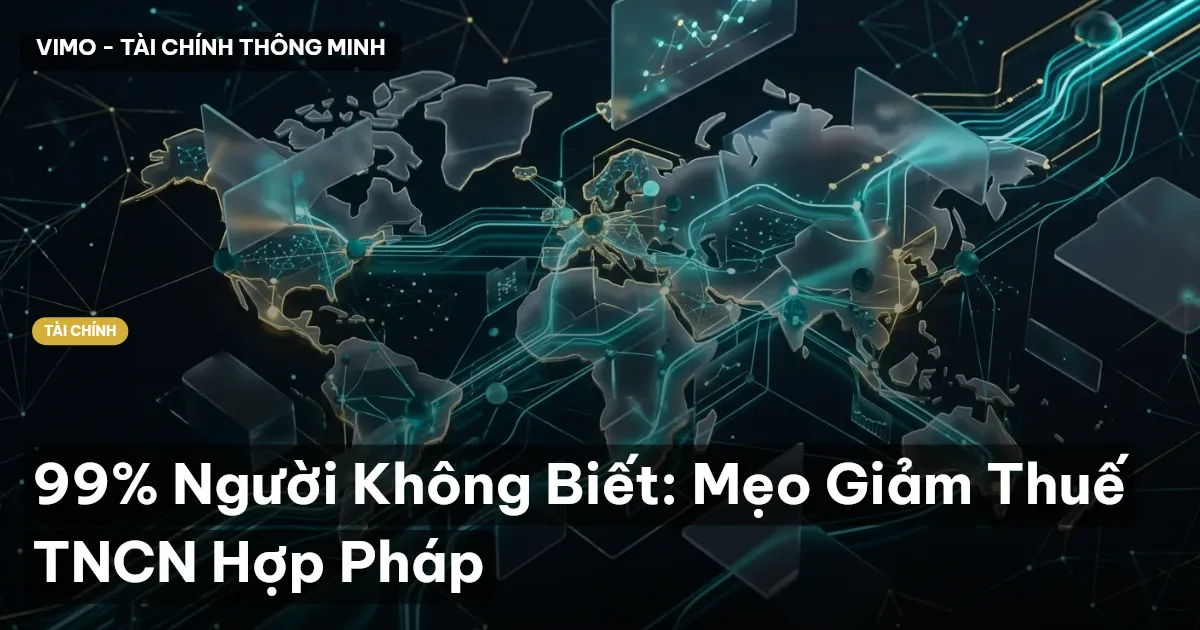 99% Người Không Biết: Mẹo Giảm Thuế TNCN Hợp Pháp