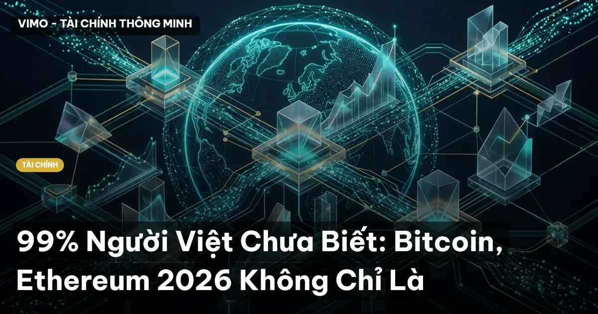 99% Người Việt Chưa Biết: Bitcoin, Ethereum 2026 Không Chỉ Là