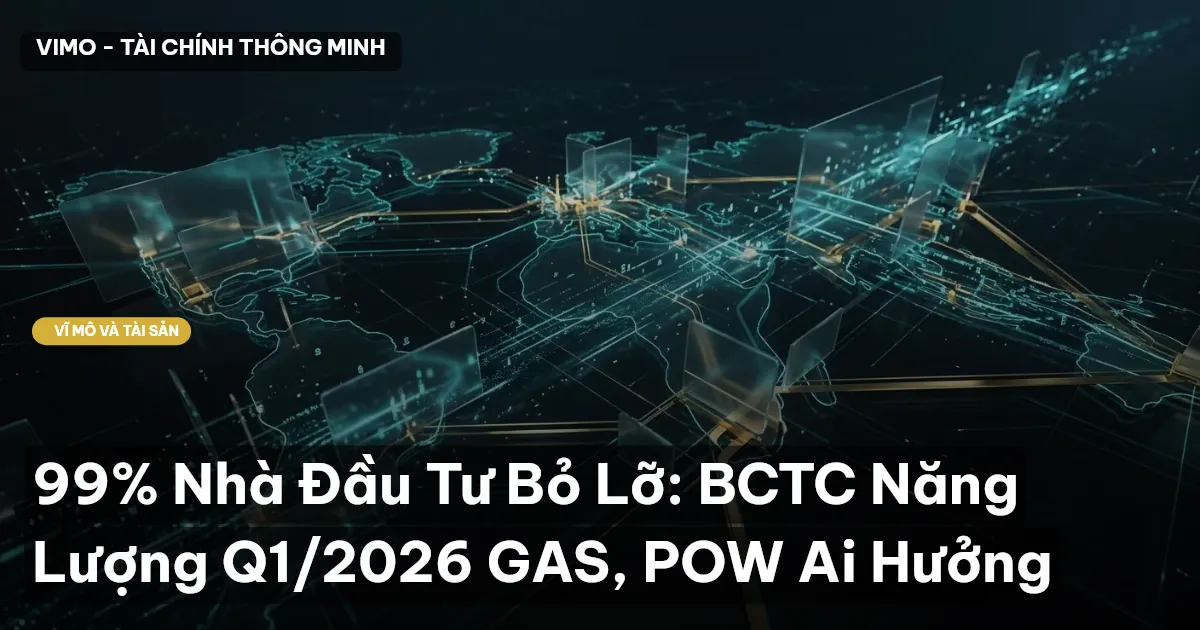 99% Nhà Đầu Tư Bỏ Lỡ: BCTC Năng Lượng Q1/2026 GAS, POW Ai Hưởng
