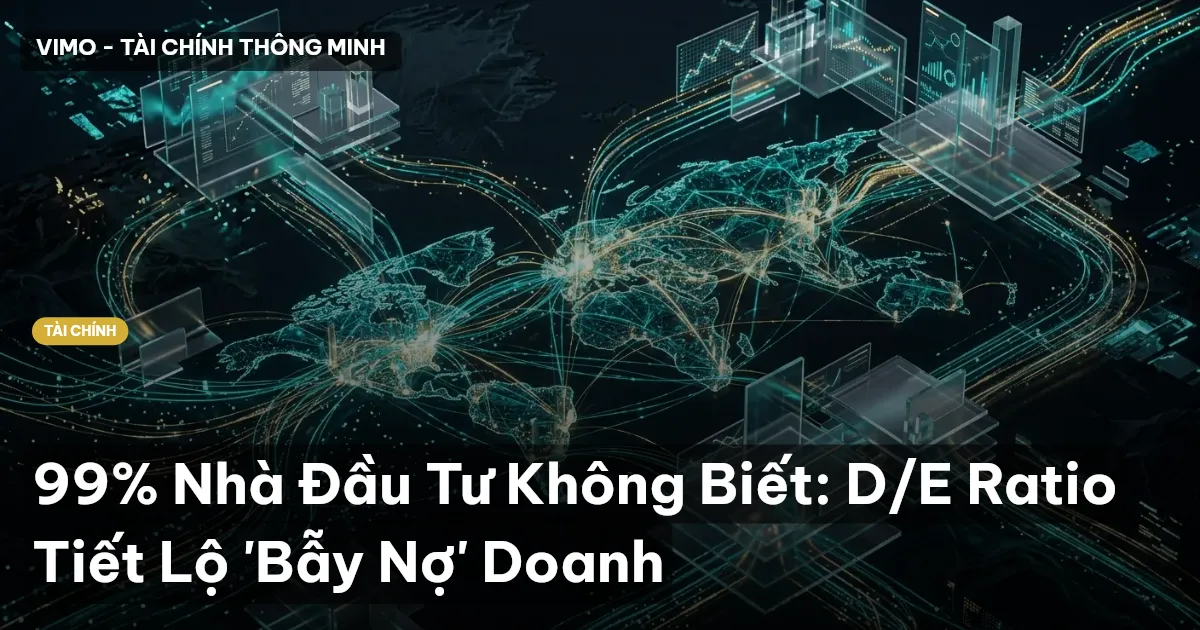 99% Nhà Đầu Tư Không Biết: D/E Ratio Tiết Lộ 'Bẫy Nợ' Doanh