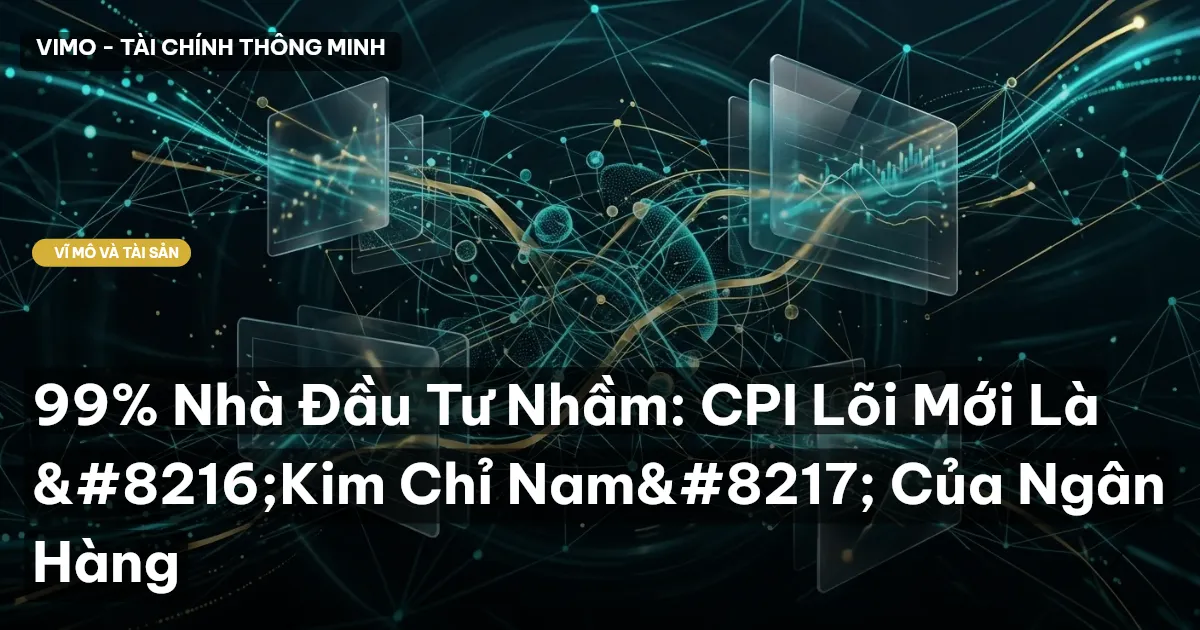 99% Nhà Đầu Tư Nhầm: CPI Lõi Mới Là ‘Kim Chỉ Nam’ Của Ngân Hàng