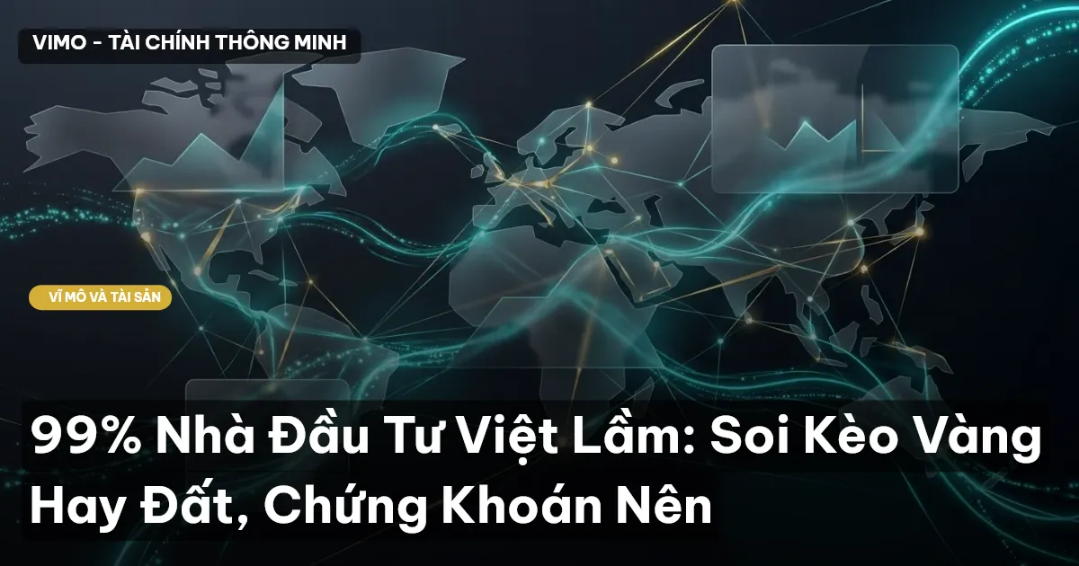 99% Nhà Đầu Tư Việt Lầm: Soi Kèo Vàng Hay Đất, Chứng Khoán Nên