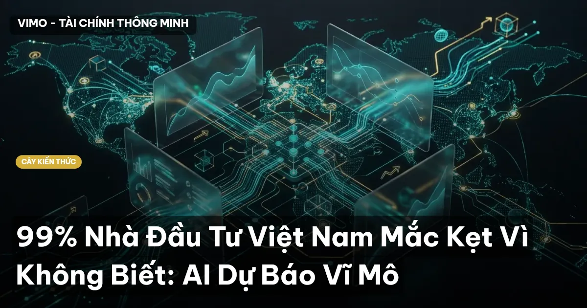 99% Nhà Đầu Tư Việt Nam Mắc Kẹt Vì Không Biết: AI Dự Báo Vĩ Mô