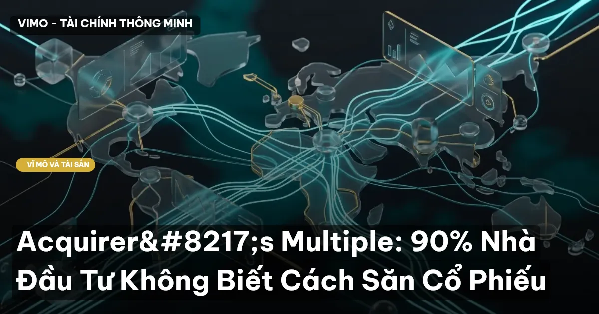 Acquirer’s Multiple: 90% Nhà Đầu Tư Không Biết Cách Săn Cổ Phiếu