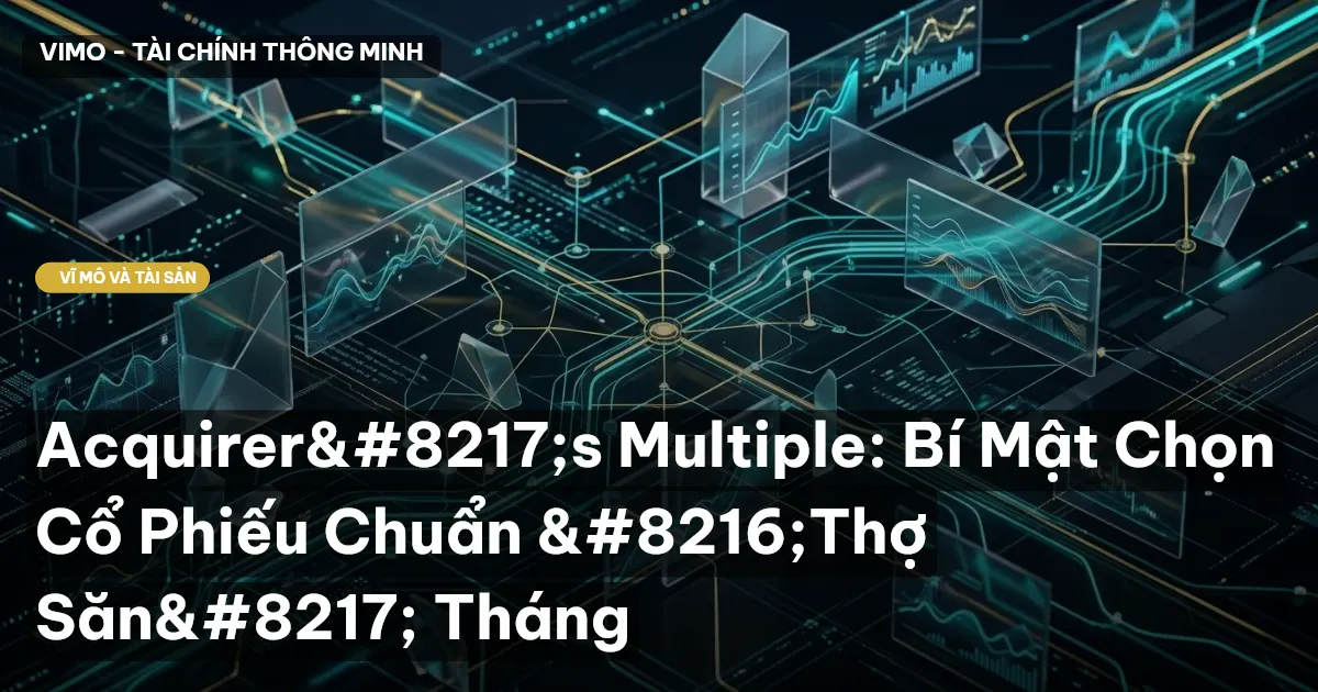Acquirer's Multiple: Bí Mật Chọn Cổ Phiếu Chuẩn 'Thợ Săn' Tháng