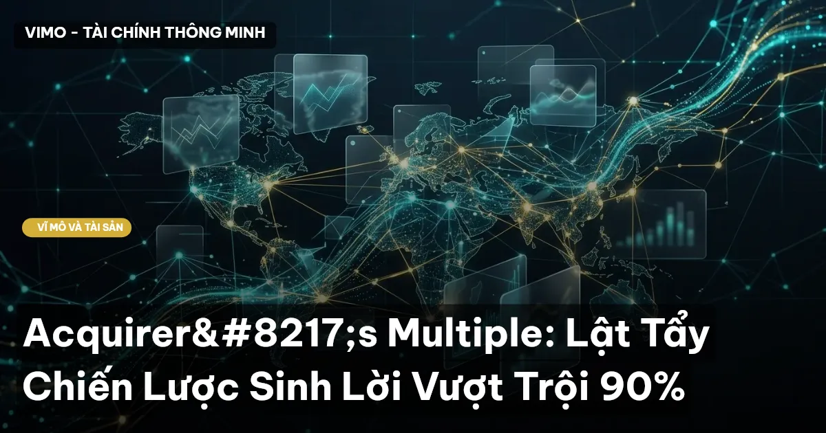 Acquirer’s Multiple: Lật Tẩy Chiến Lược Sinh Lời Vượt Trội 90%