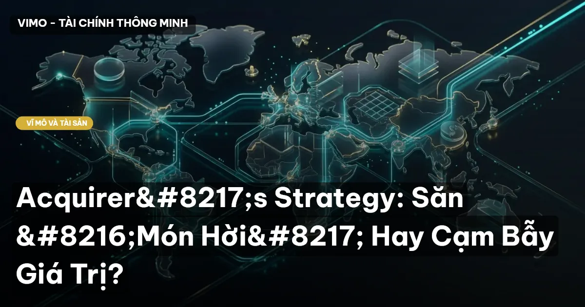 Acquirer's Strategy: Săn 'Món Hời' Hay Cạm Bẫy Giá Trị?