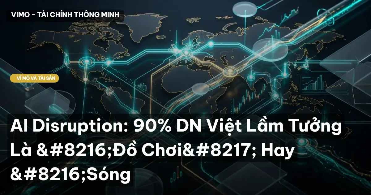 AI Disruption: 90% DN Việt Lầm Tưởng Là 'Đồ Chơi' Hay 'Sóng