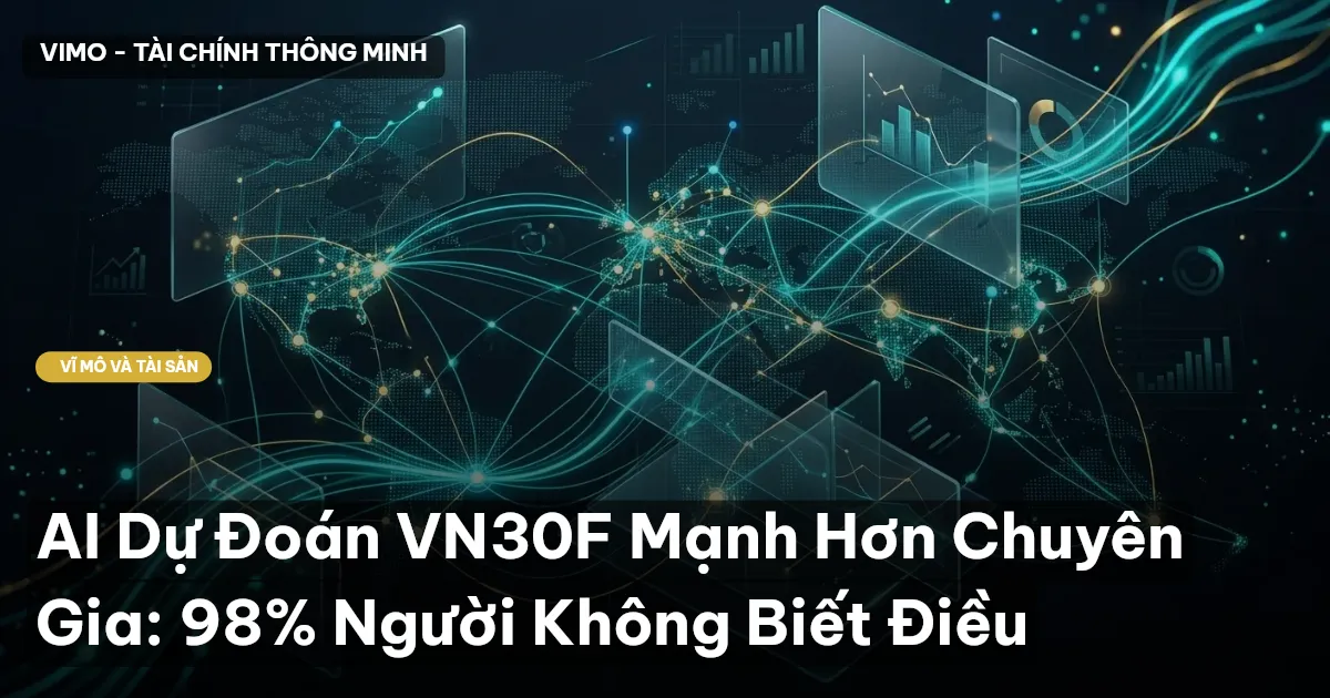 AI Dự Đoán VN30F Mạnh Hơn Chuyên Gia: 98% Người Không Biết Điều