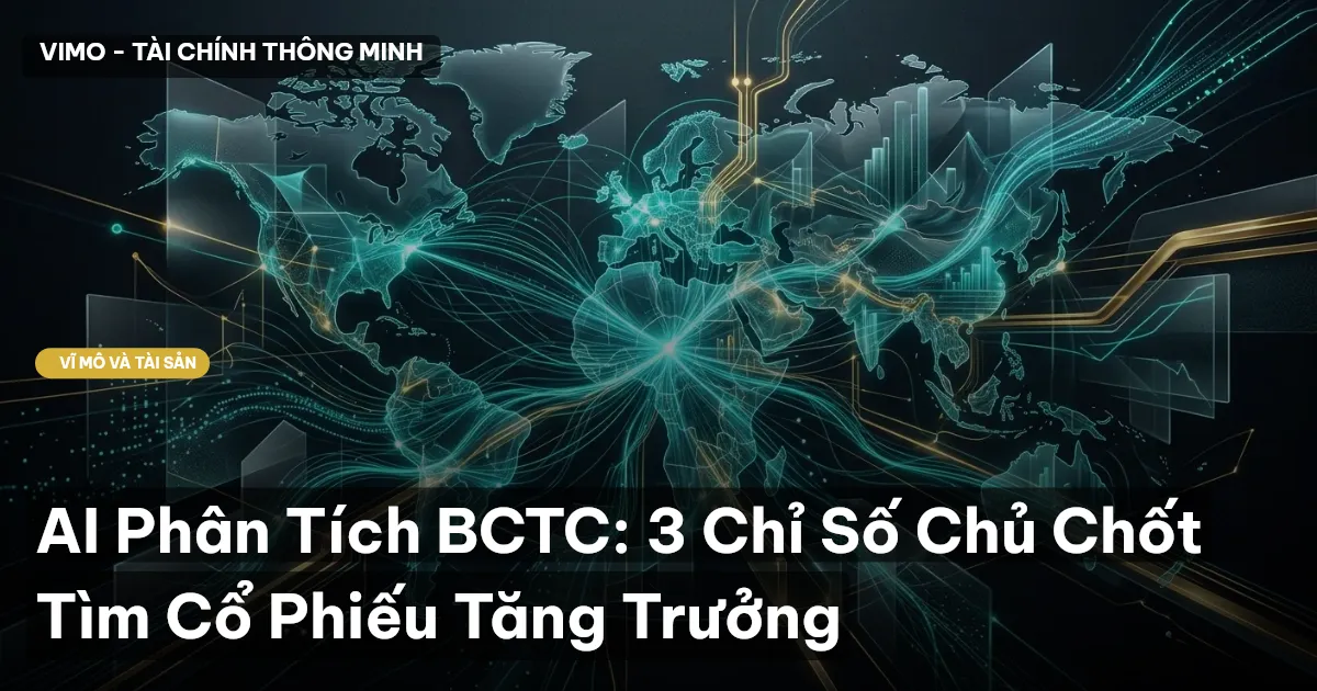 AI Phân Tích BCTC: 3 Chỉ Số Chủ Chốt Tìm Cổ Phiếu Tăng Trưởng