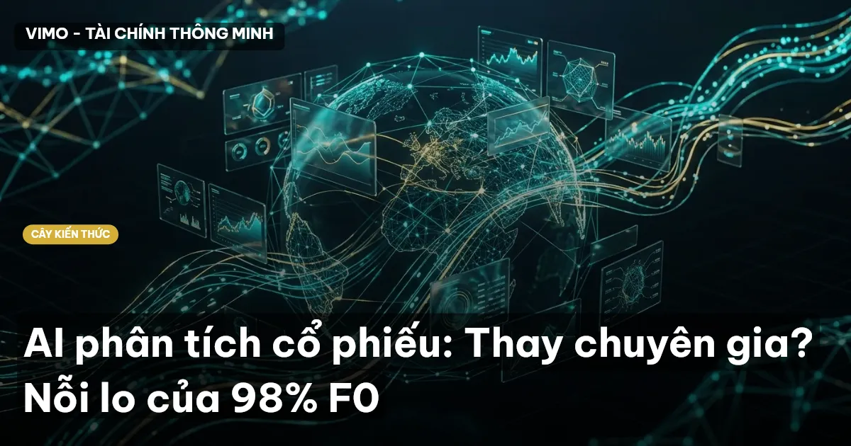 AI phân tích cổ phiếu: Thay chuyên gia? Nỗi lo của 98% F0