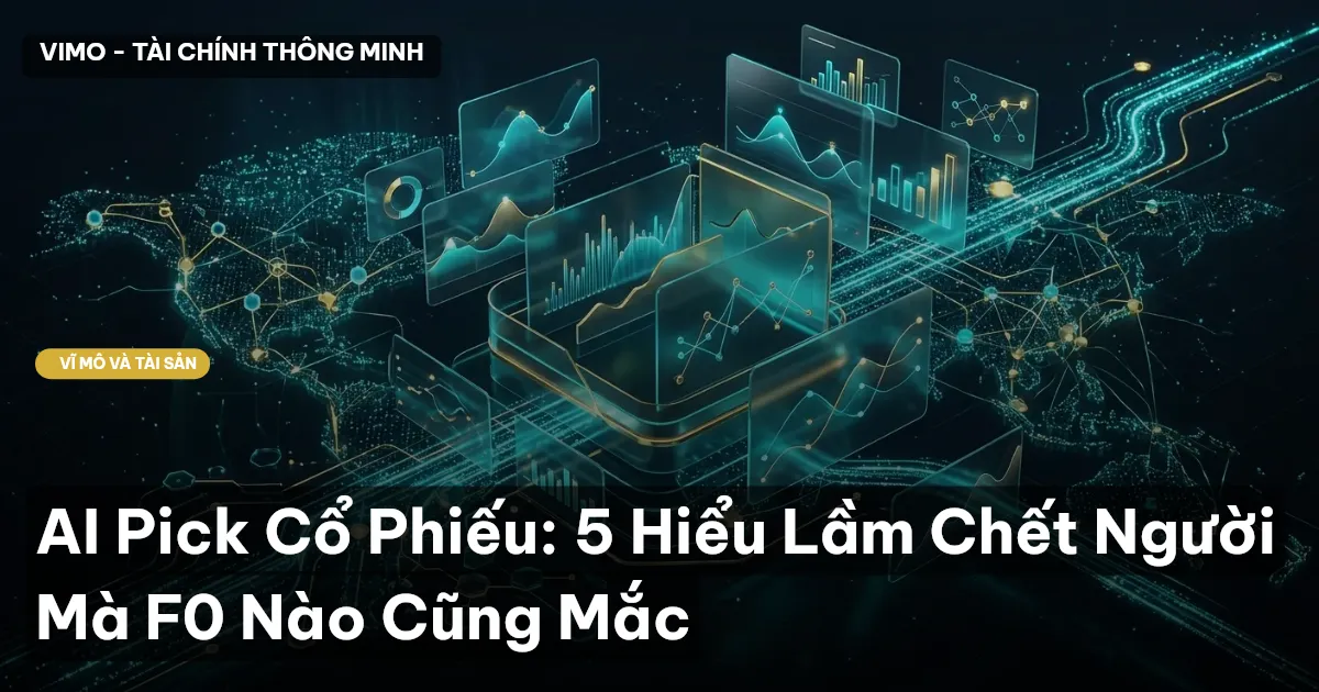 AI Pick Cổ Phiếu: 5 Hiểu Lầm Chết Người Mà F0 Nào Cũng Mắc
