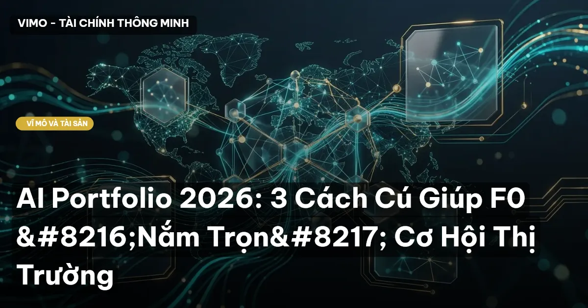 AI Portfolio 2026: 3 Cách Cú Giúp F0 ‘Nắm Trọn’ Cơ Hội Thị Trường