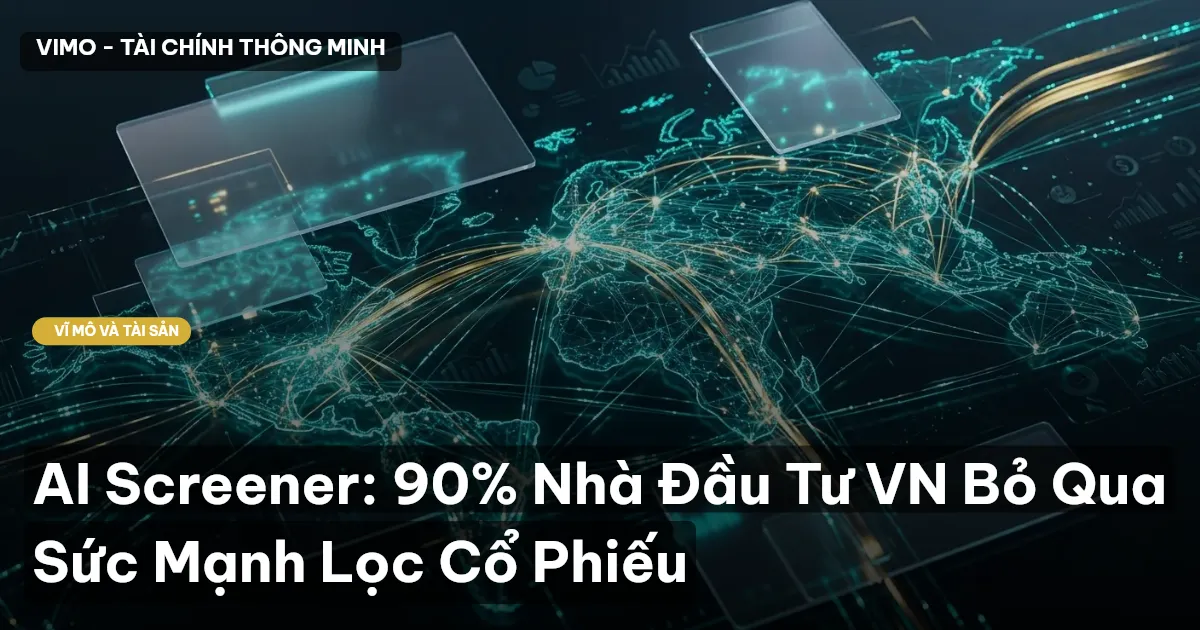 AI Screener: 90% Nhà Đầu Tư VN Bỏ Qua Sức Mạnh Lọc Cổ Phiếu
